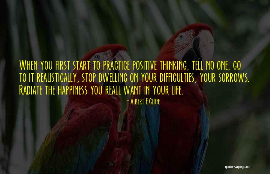 Happiness And Sorrows Quotes By Albert E Cliffe Happiness And Sorrows Quotes By Albert E Cliffe