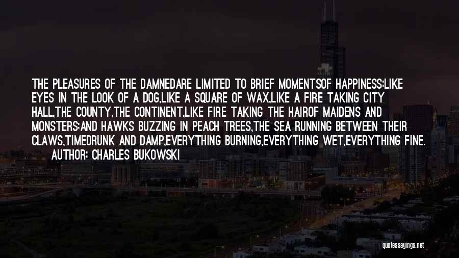 Happiness And The Sea Quotes By Charles Bukowski