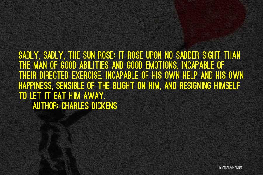 Happiness And The Sun Quotes By Charles Dickens