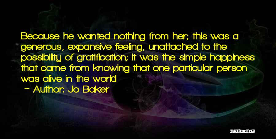 Happiness Because Of Her Quotes By Jo Baker