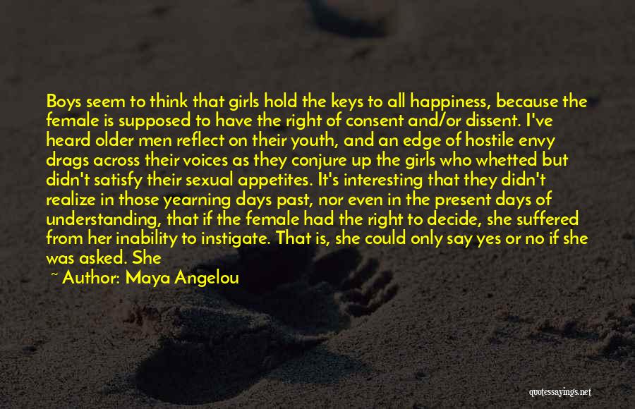 Happiness Because Of Her Quotes By Maya Angelou