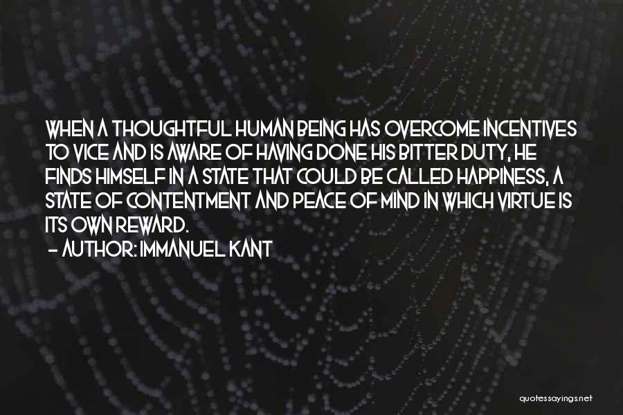 Happiness Being A State Of Mind Quotes By Immanuel Kant