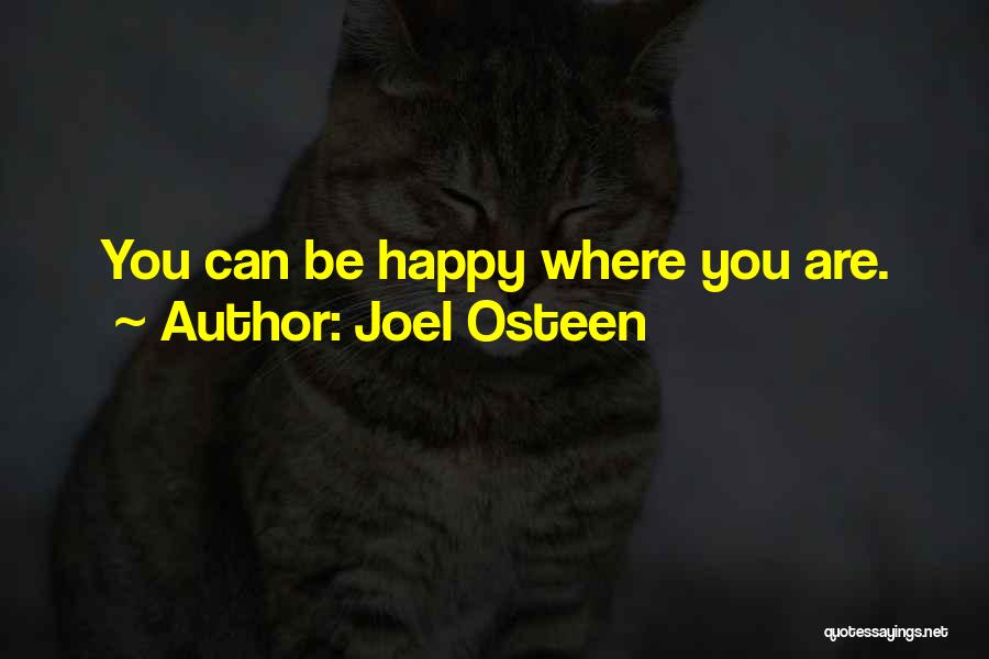 Happiness By Joel Osteen Quotes By Joel Osteen