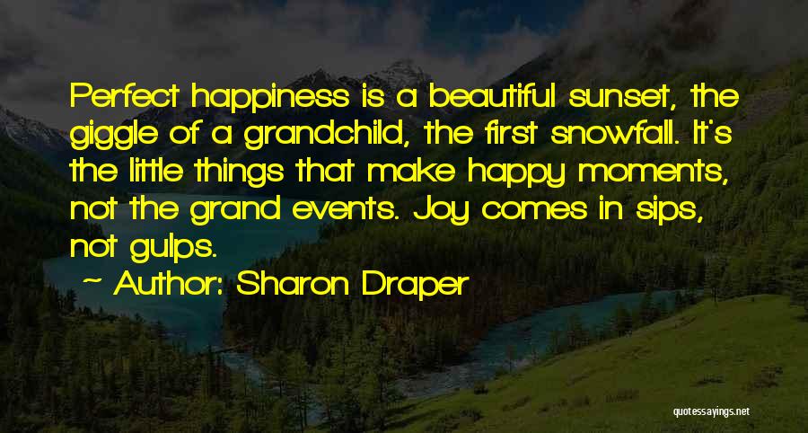 Happiness Comes First Quotes By Sharon Draper