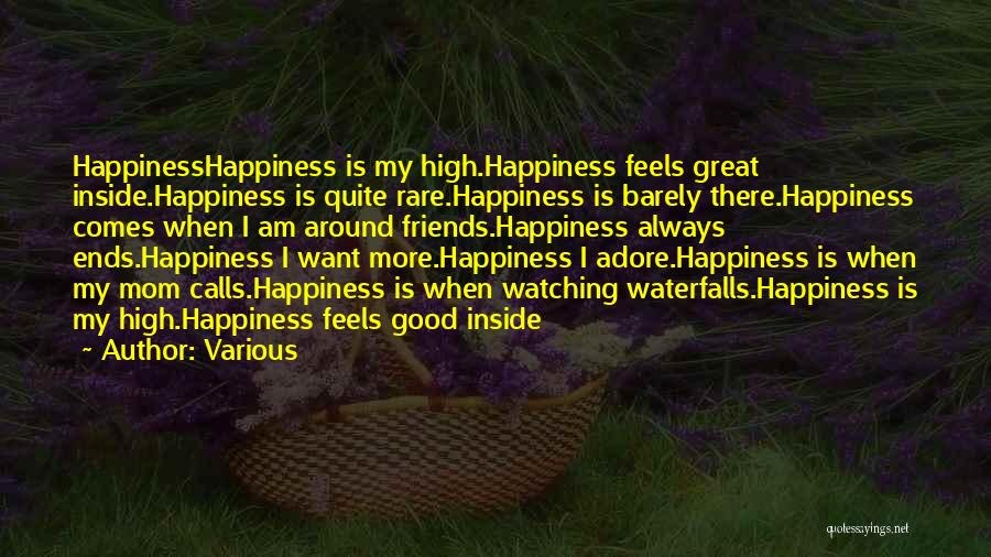 Happiness Comes When Quotes By Various