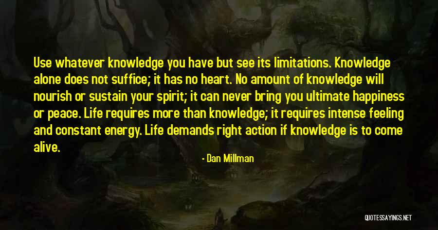 Happiness Demands Quotes By Dan Millman Happiness Demands Quotes By Dan Millman