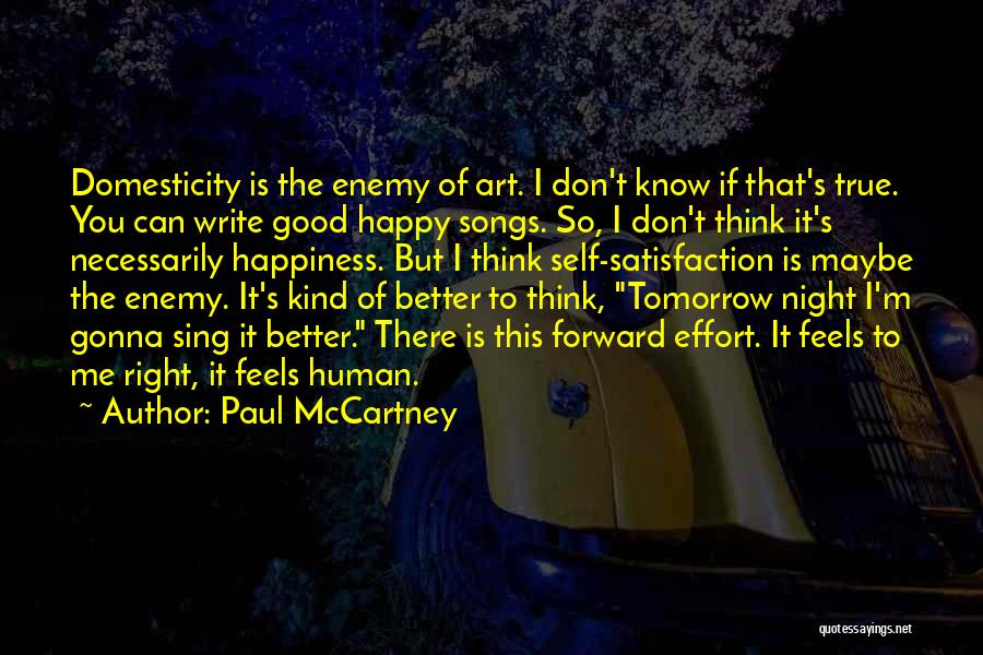 Happiness From Songs Quotes By Paul McCartney