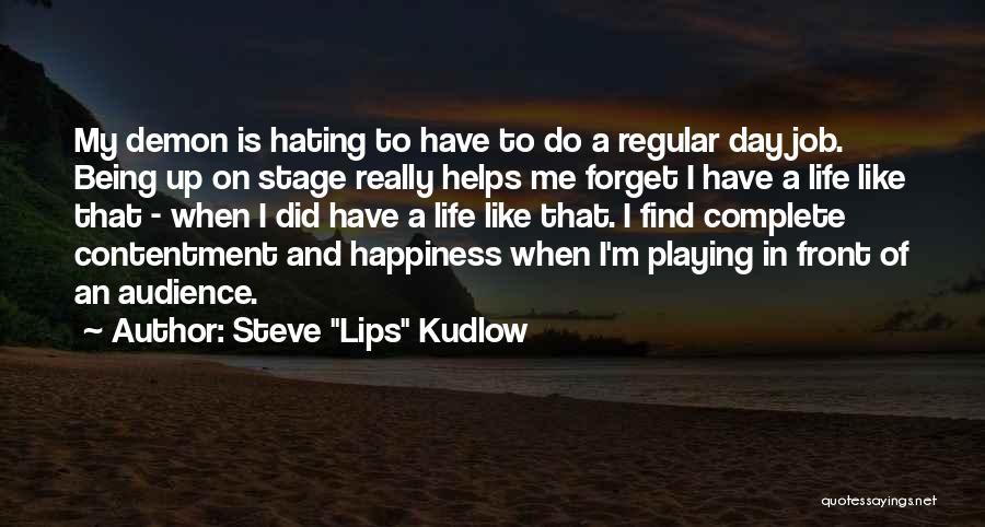 Happiness In Front Of You Quotes By Steve 