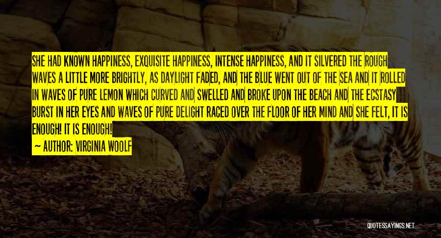 Happiness In Her Eyes Quotes By Virginia Woolf