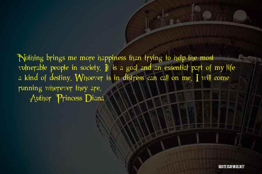 Happiness In Life Quotes By Princess Diana