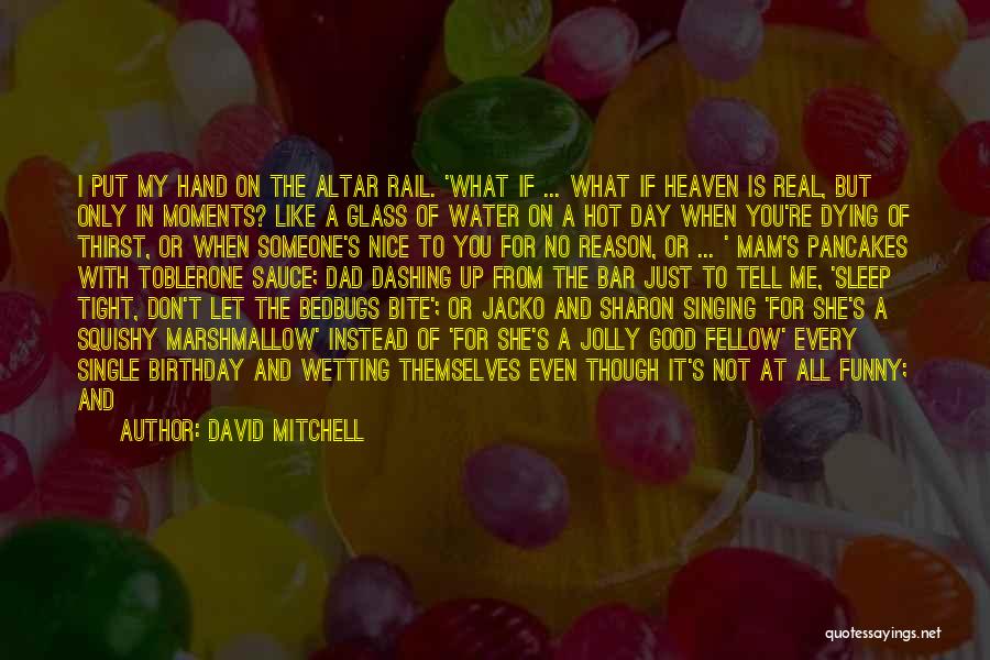 Happiness In My Hand Quotes By David Mitchell