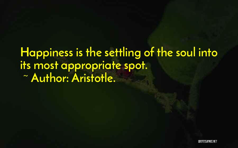 Happiness In The Beach Quotes By Aristotle.