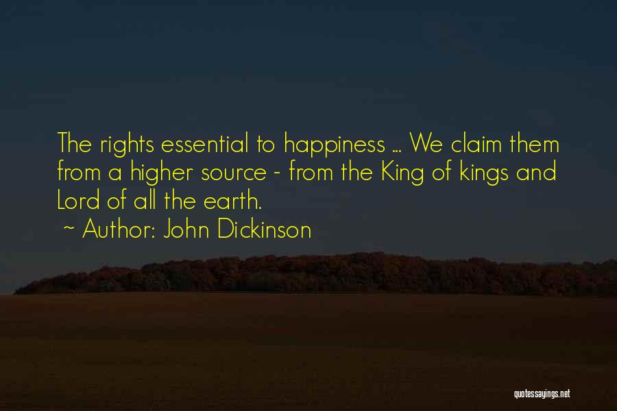 Happiness In The Bible Quotes By John Dickinson