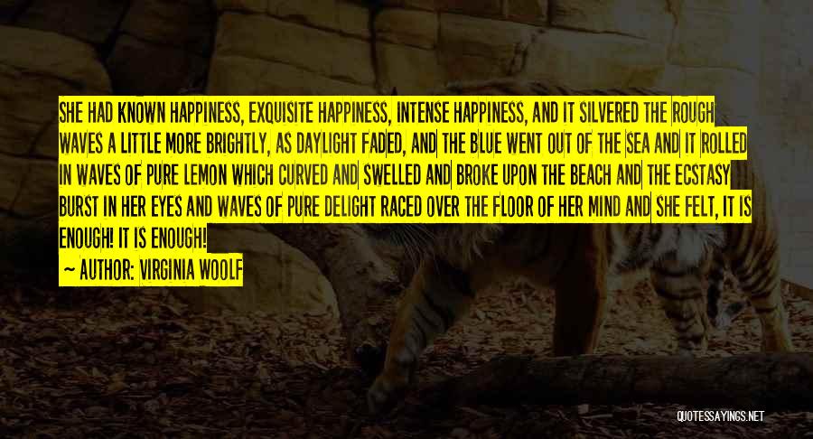 Happiness In The Eyes Quotes By Virginia Woolf