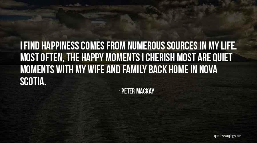 Happiness In The Family Quotes By Peter MacKay