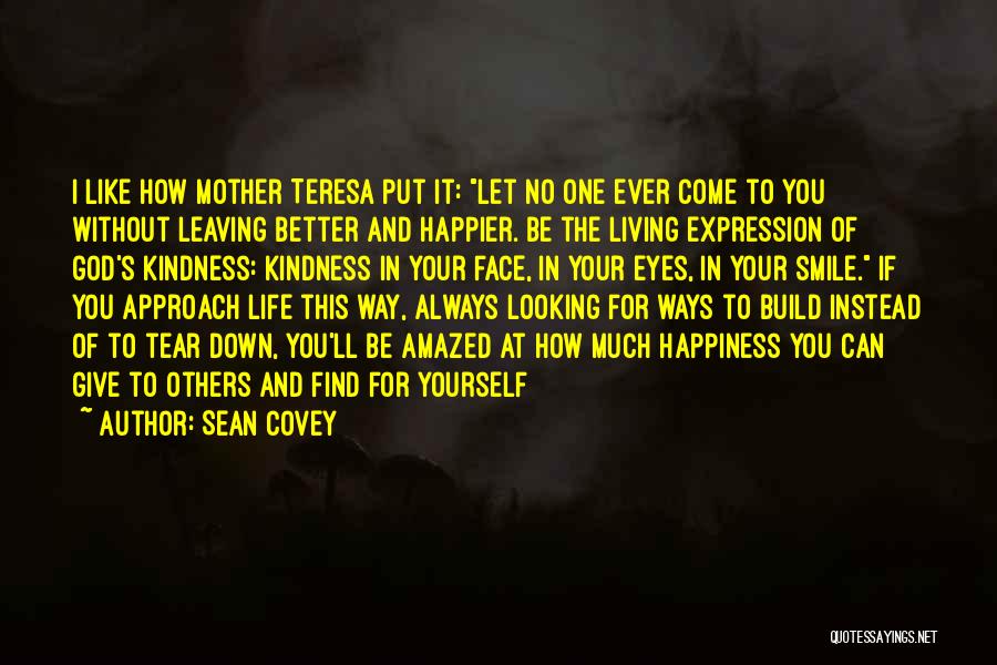 Happiness In Your Eyes Quotes By Sean Covey