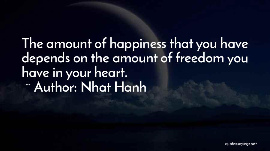 Happiness In Your Heart Quotes By Nhat Hanh