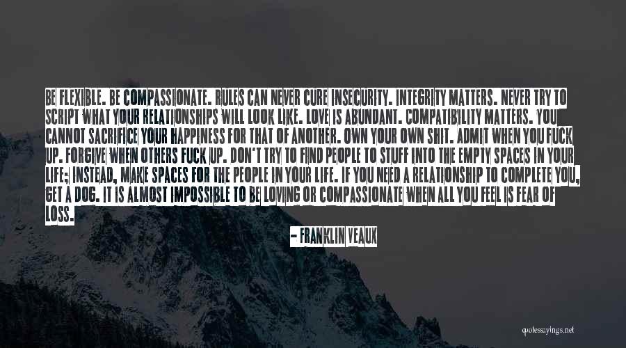 Happiness In Your Relationship Quotes By Franklin Veaux