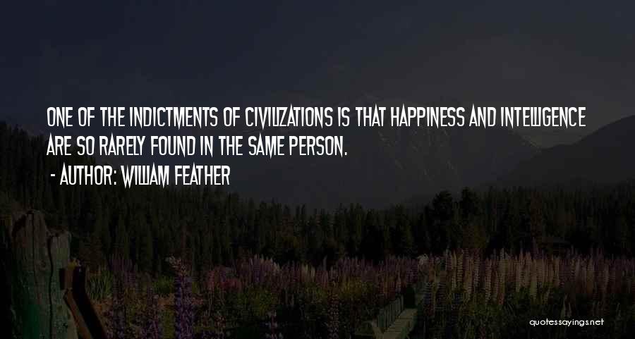Happiness Is Found Quotes By William Feather