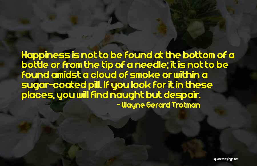 Happiness Is Found Within Yourself Quotes By Wayne Gerard Trotman