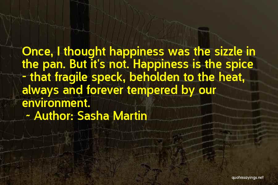 Happiness Is Fragile Quotes By Sasha Martin