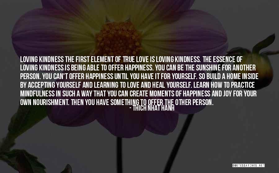 Happiness Is Loving You Quotes By Thich Nhat Hanh