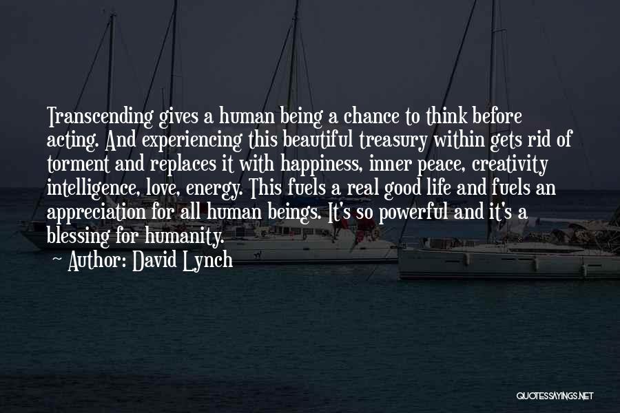 Happiness Not Being Real Quotes By David Lynch