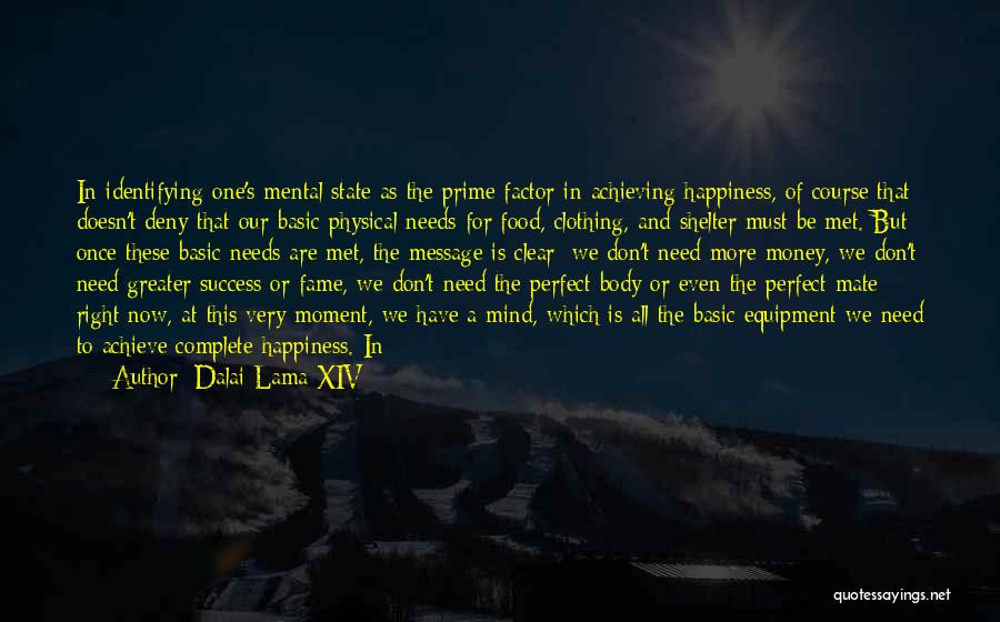 Happiness Of Achieving Quotes By Dalai Lama XIV