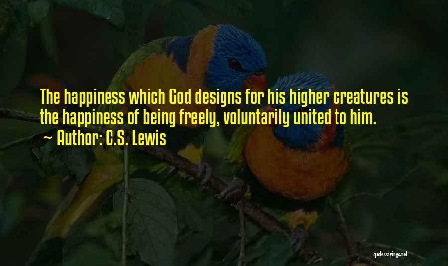 Happiness Of God Quotes By C.S. Lewis