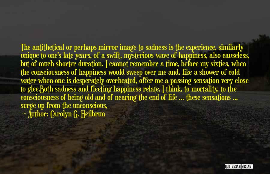 Happiness Over Sadness Quotes By Carolyn G. Heilbrun