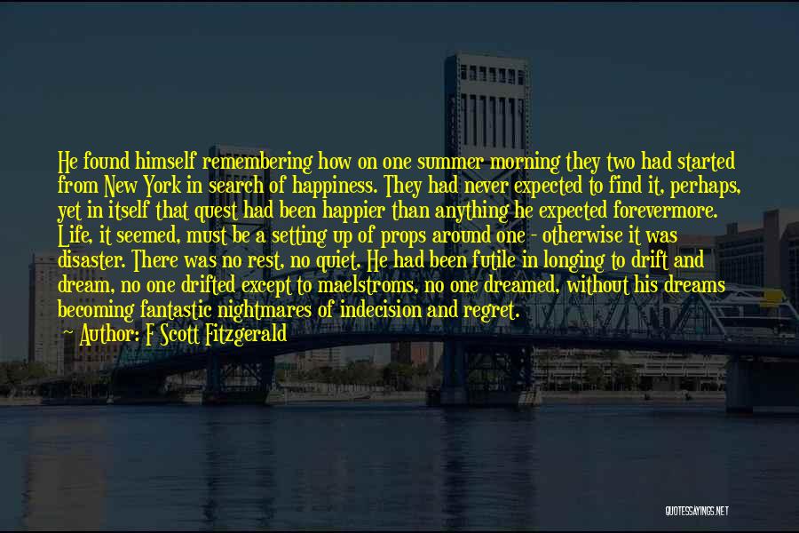 Happiness Quest Quotes By F Scott Fitzgerald