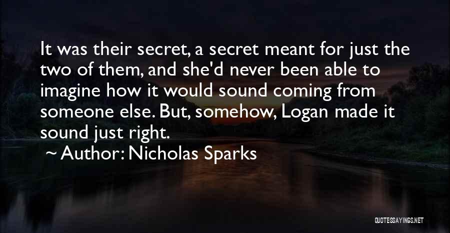 Happiness Someone Else Quotes By Nicholas Sparks