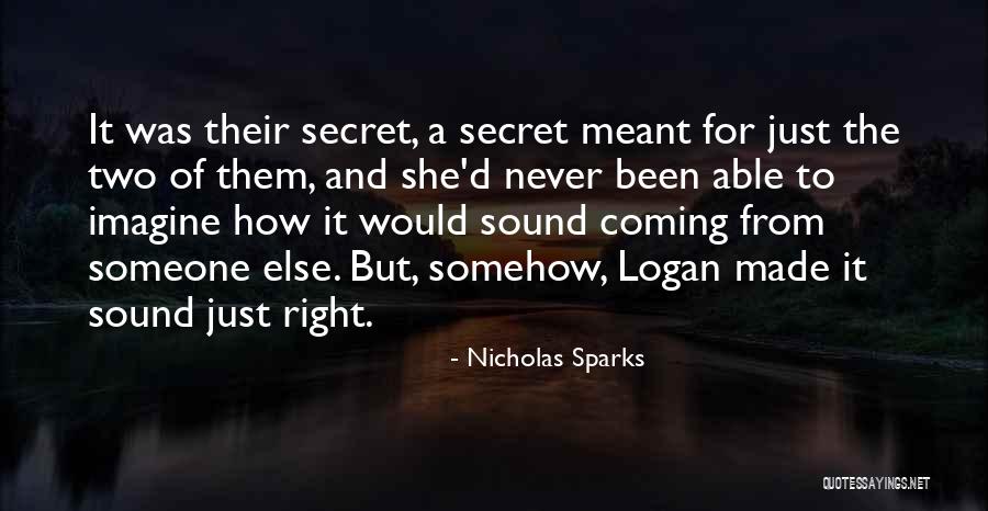 Happiness Someone Else Quotes By Nicholas Sparks