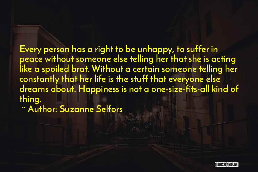 Happiness Someone Else Quotes By Suzanne Selfors