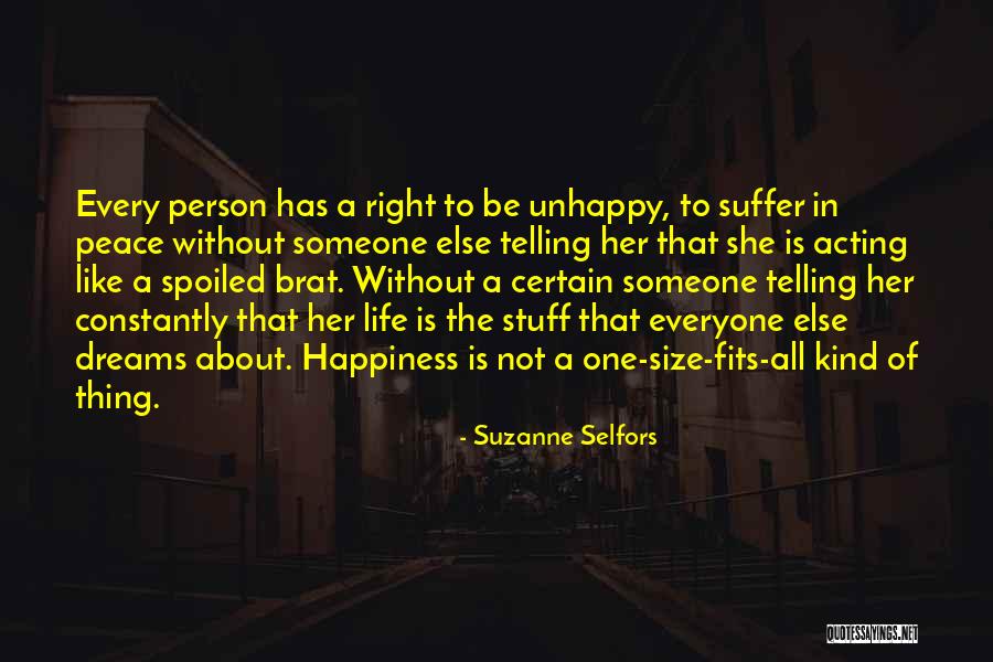 Happiness Someone Else Quotes By Suzanne Selfors