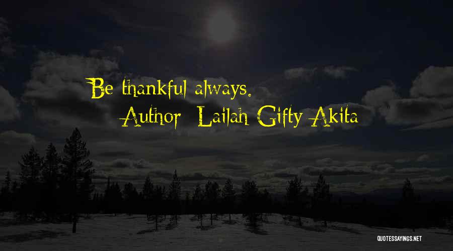 Happiness Thank You Quotes By Lailah Gifty Akita