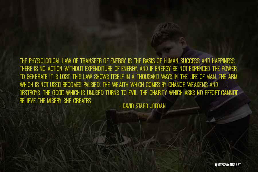 Happiness To Misery Quotes By David Starr Jordan Happiness To Misery Quotes By David Starr Jordan