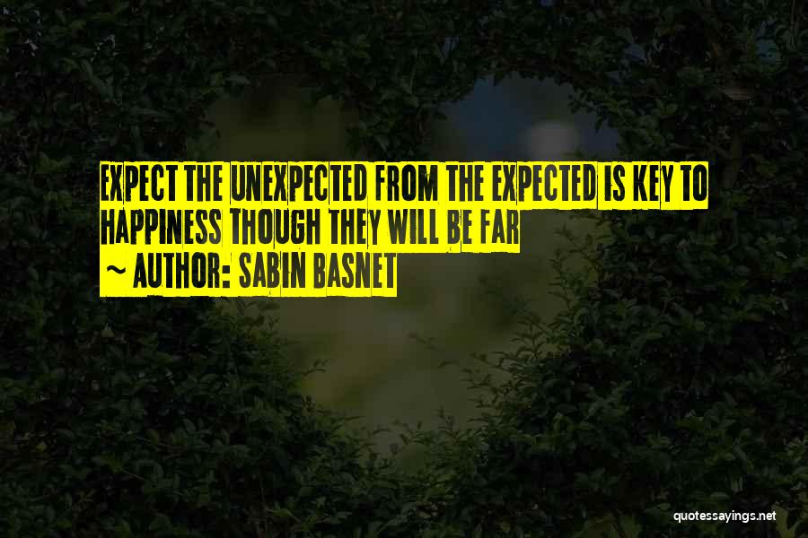 Happiness Unexpected Quotes By Sabin Basnet
