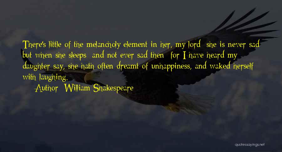 Happiness When Sad Quotes By William Shakespeare