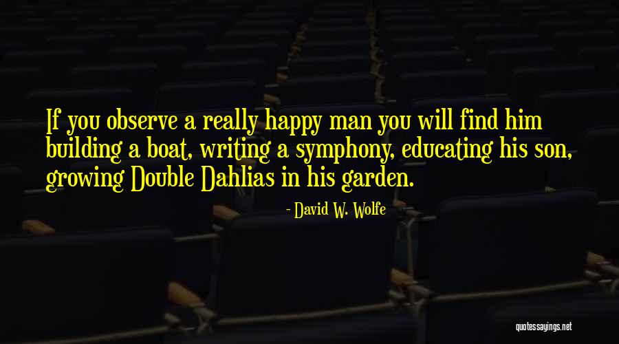 Happiness Will Find You Quotes By David W. Wolfe