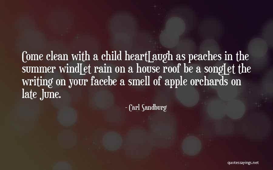 Happiness With Child Quotes By Carl Sandburg