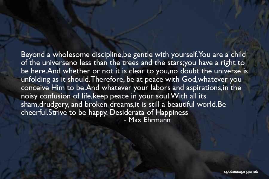 Happiness With Child Quotes By Max Ehrmann