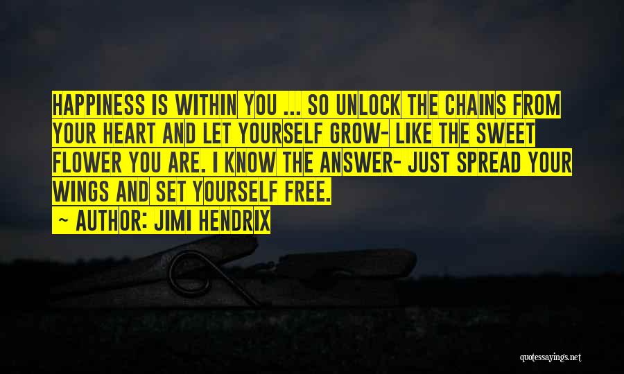 Happiness Within Yourself Quotes By Jimi Hendrix