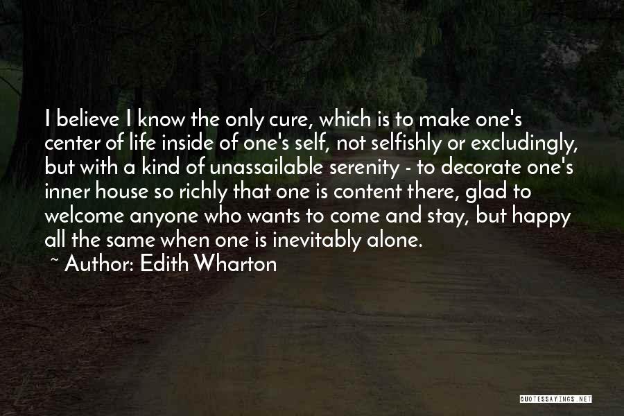 Happy And Content With Life Quotes By Edith Wharton