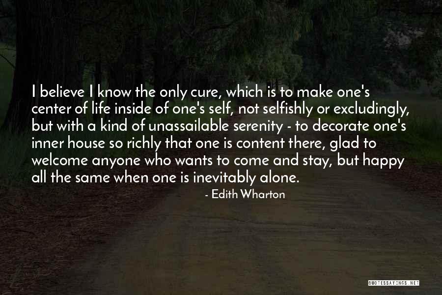 Happy And Content With Life Quotes By Edith Wharton Happy And Content With Life Quotes By Edith Wharton