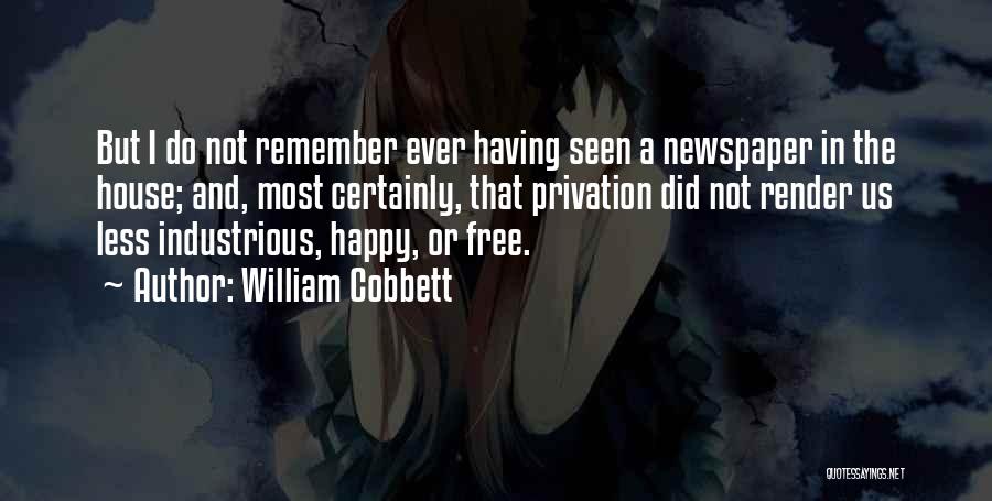 Happy And Free Quotes By William Cobbett