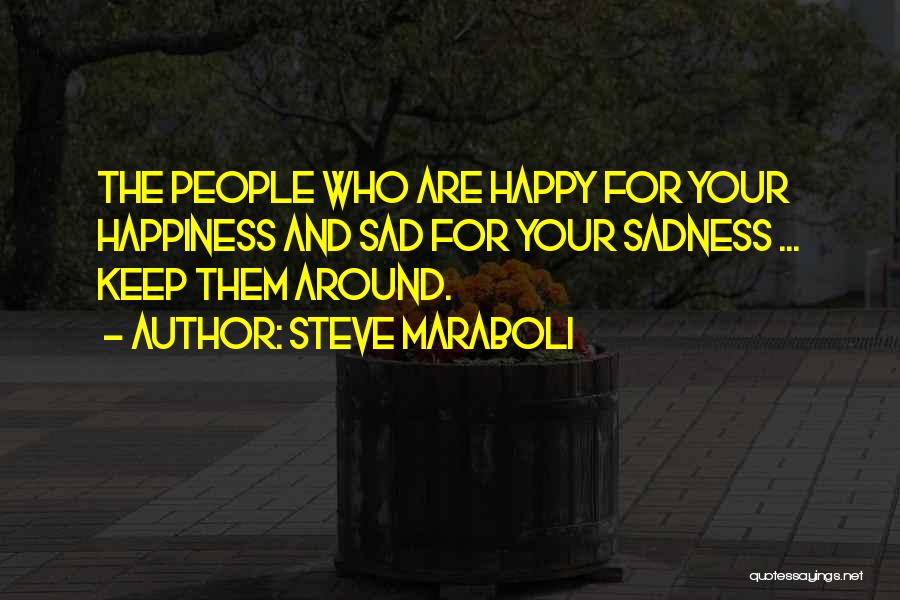 Happy And Sad Life Quotes By Steve Maraboli