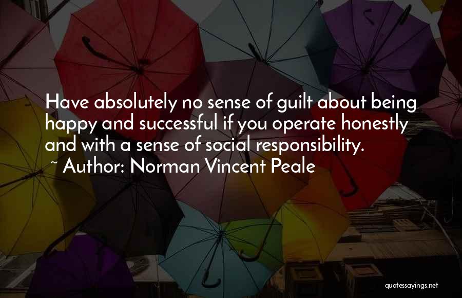 Happy And Successful Life Quotes By Norman Vincent Peale