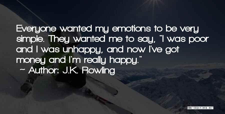 Happy And Unhappy Quotes By J.K. Rowling