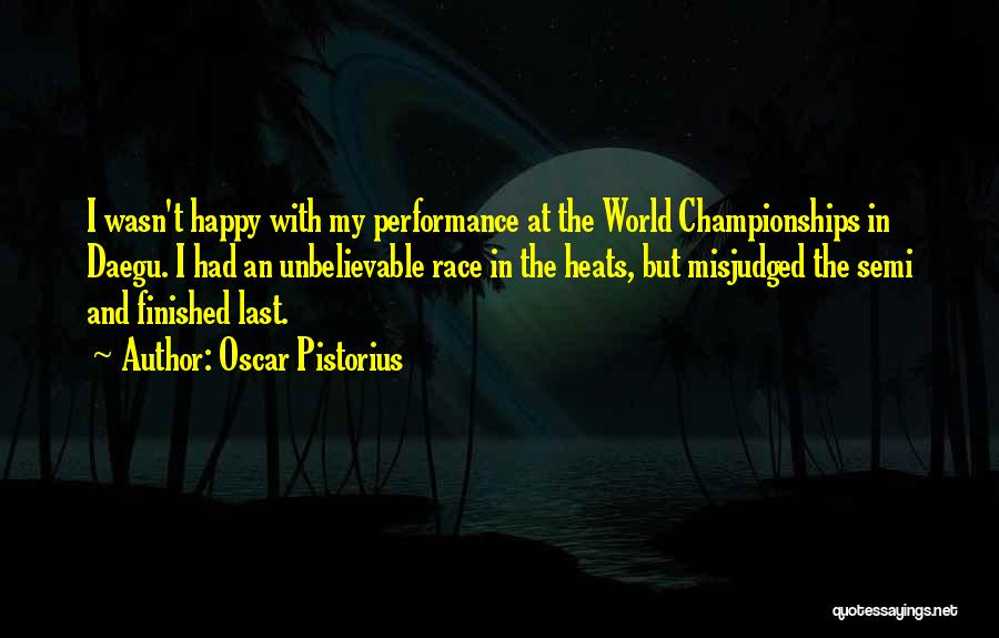 Happy At Last Quotes By Oscar Pistorius